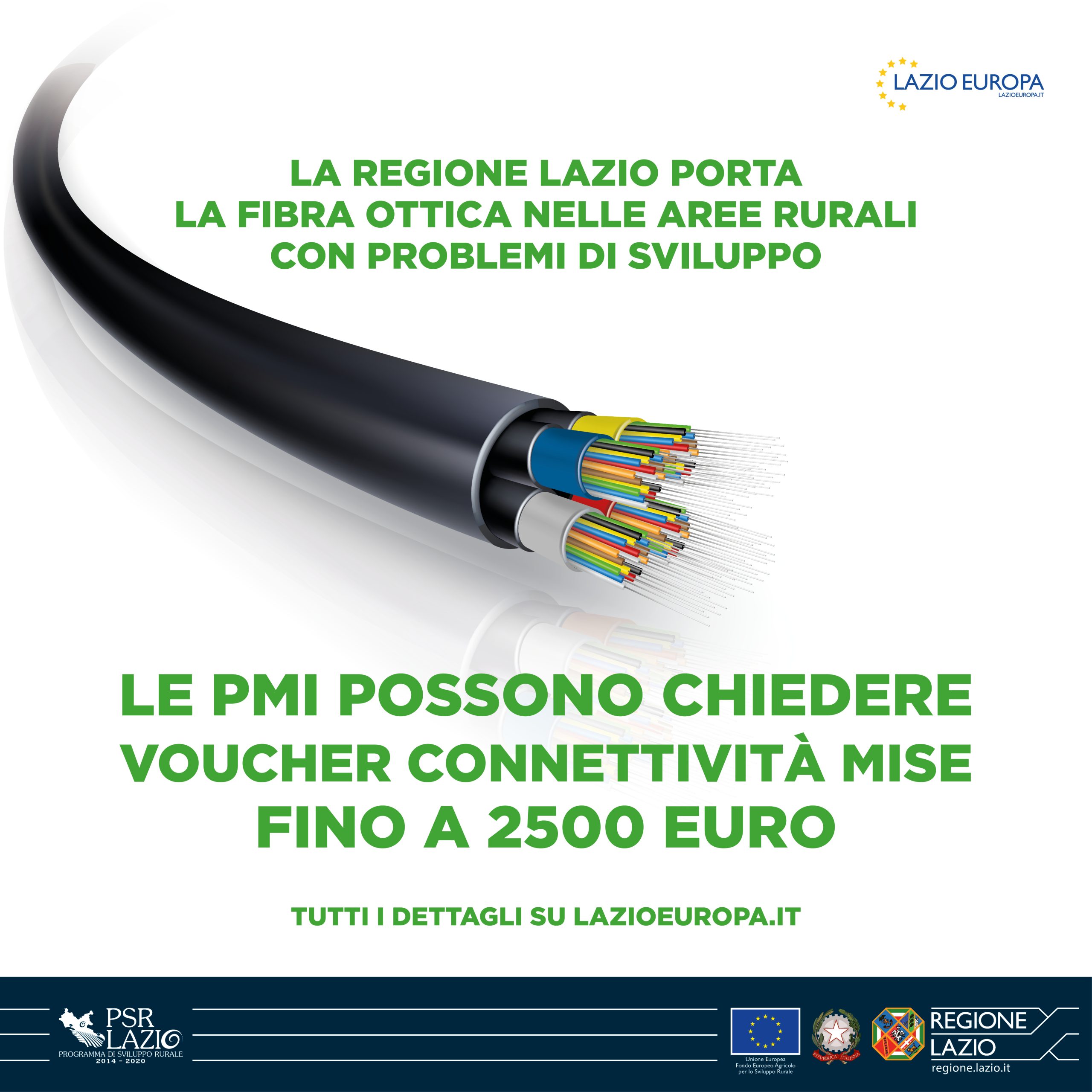 PSR Lazio 2014-2022, bonus connettività MISE per la digitalizzazione delle PMI agricole