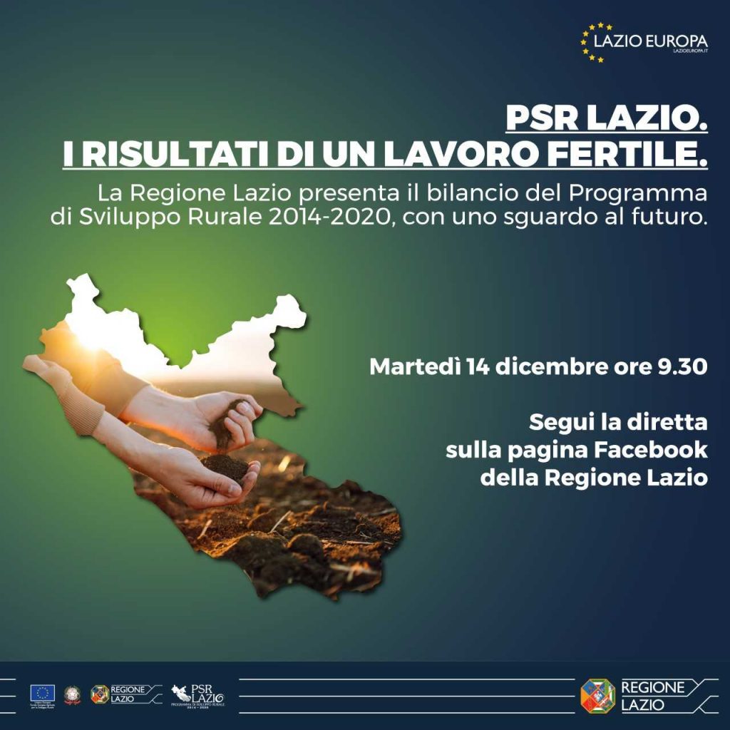 Immagine della campagna "PSR Lazio. I risultati di un lavoro fertile"