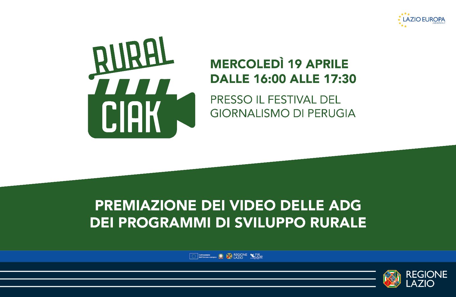 La Regione Lazio partecipa a RuralCiak