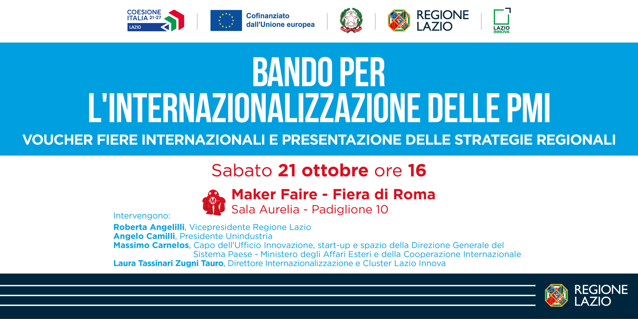 Presentazione del bando per l’internazionalizzazione delle PMI