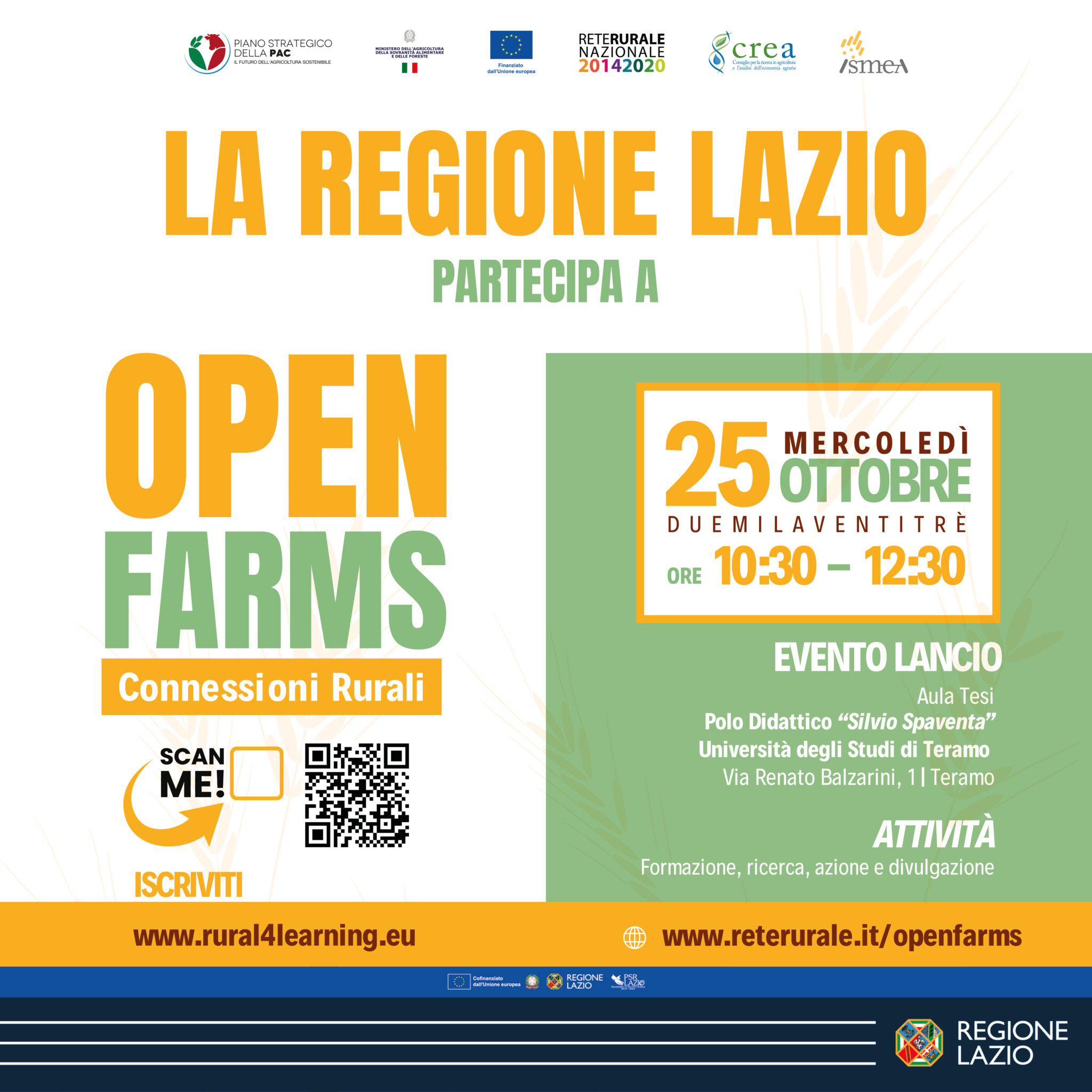 Al via il progetto Open Farms Connessioni Rurali LazioEuropa