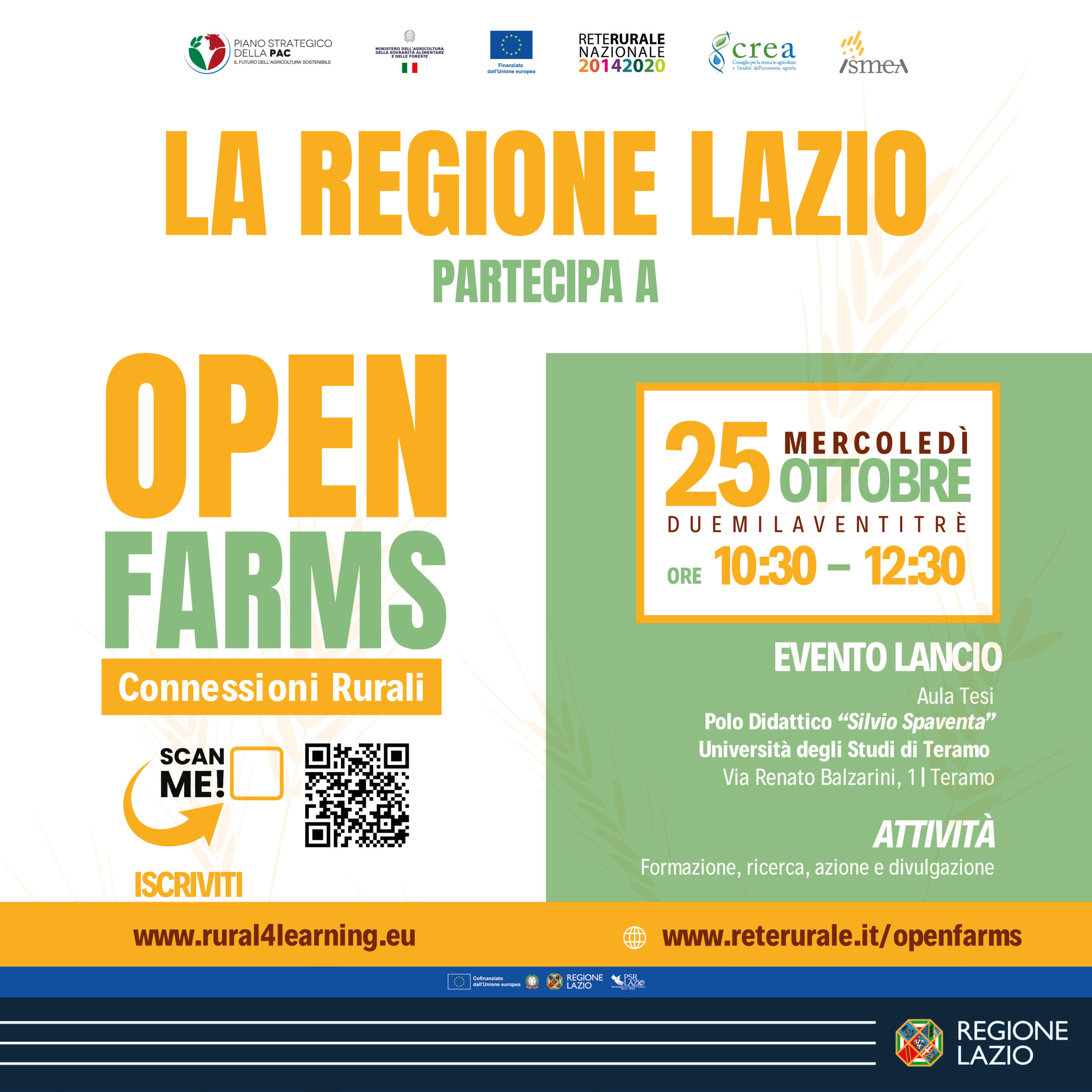 Social Card Open Farm - Informazioni nel testo della notizia