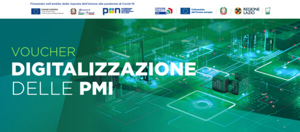 Banner grafico Voucher digitalizzazione PMI