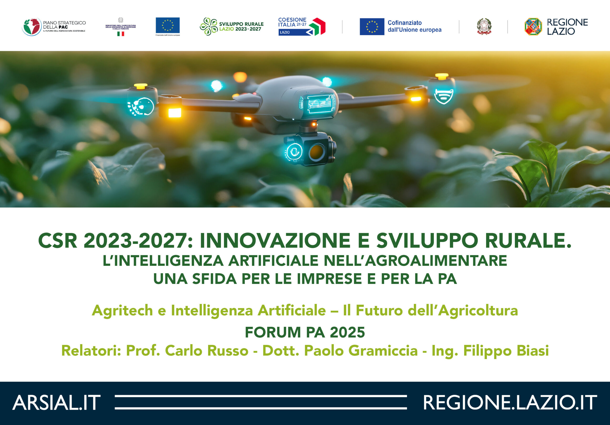 Seminari CSR 2023-27 (agricoltura) al Forum PA 2025: dettagli nell'articolo
