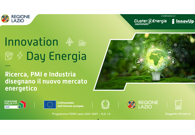 Banner Innovation day Energia (Roma, 7 luglio): dettagli sull'evento nell'articolo